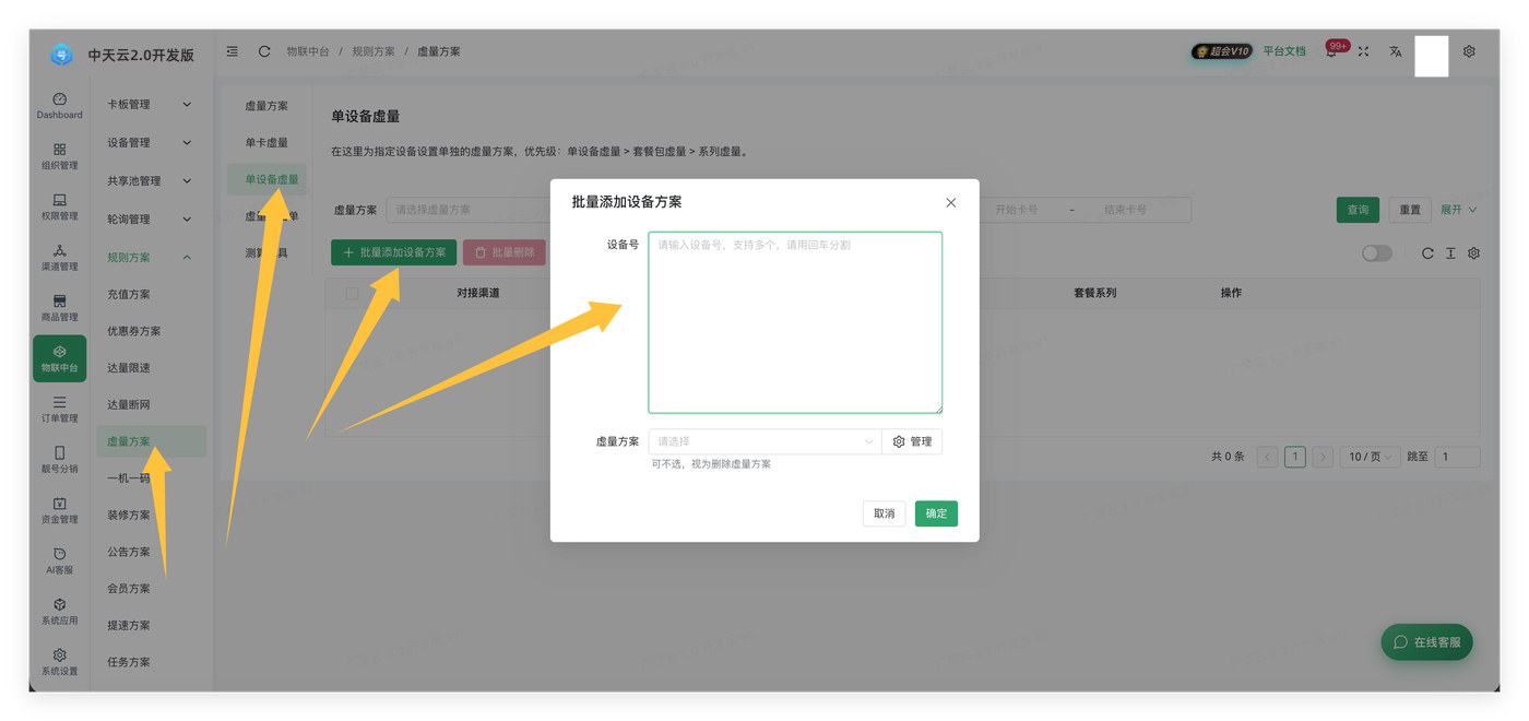 虚量方案